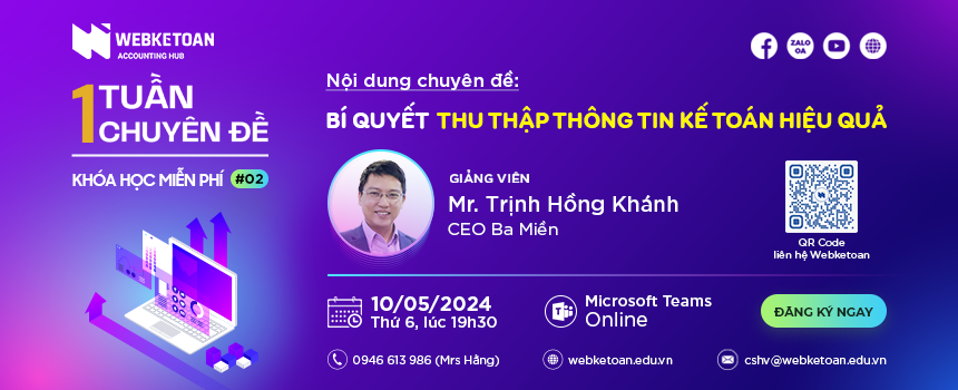 Bí quyết thu thập thông tin kế toán