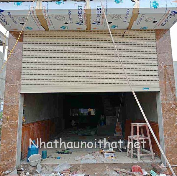 Mẫu cửa cuốn khe thoáng