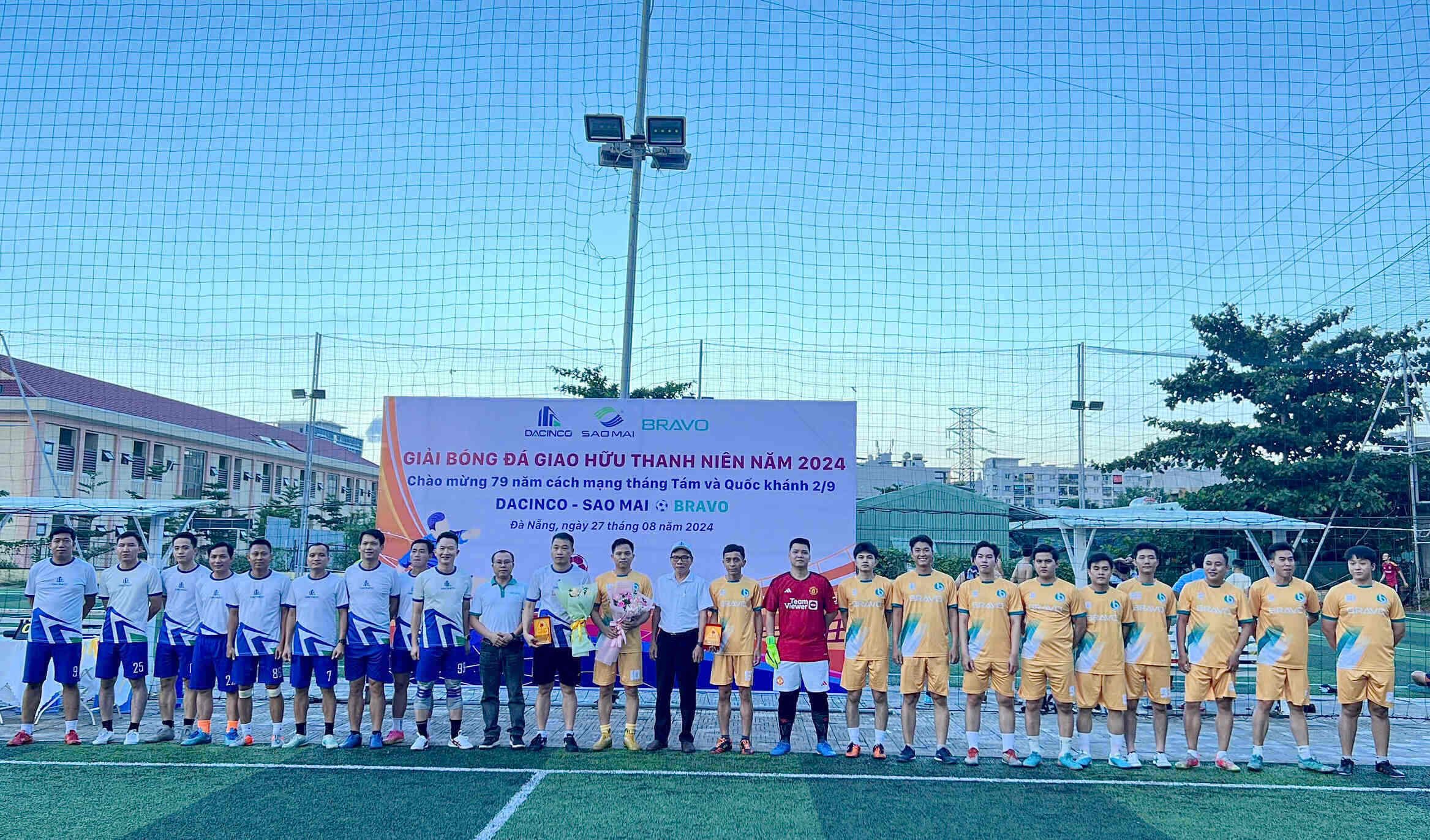Giao lưu bóng đá thanh niên 2024 DACINCO, Sao Mai và BRAVO