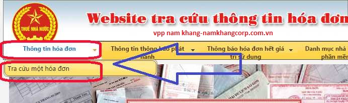 tra cứu hóa đơn