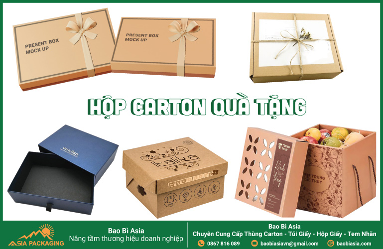 Hộp carton quà tặng