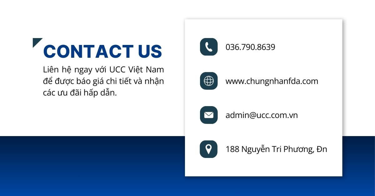 Liên hệ ngay với UCC Việt Nam