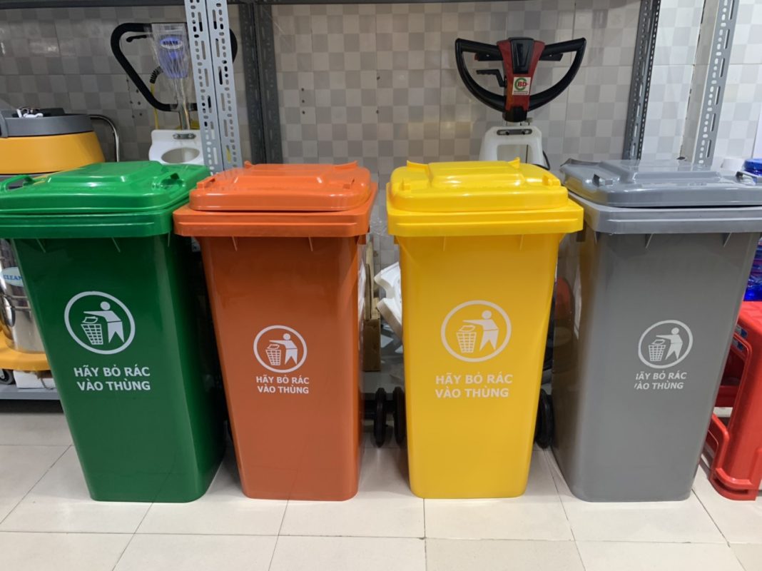 thùng phân loại rác 120 lít