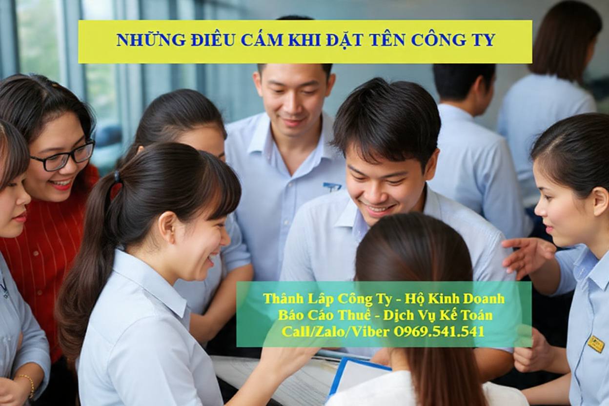 Những điều cần cấm khi đặt tên công ty