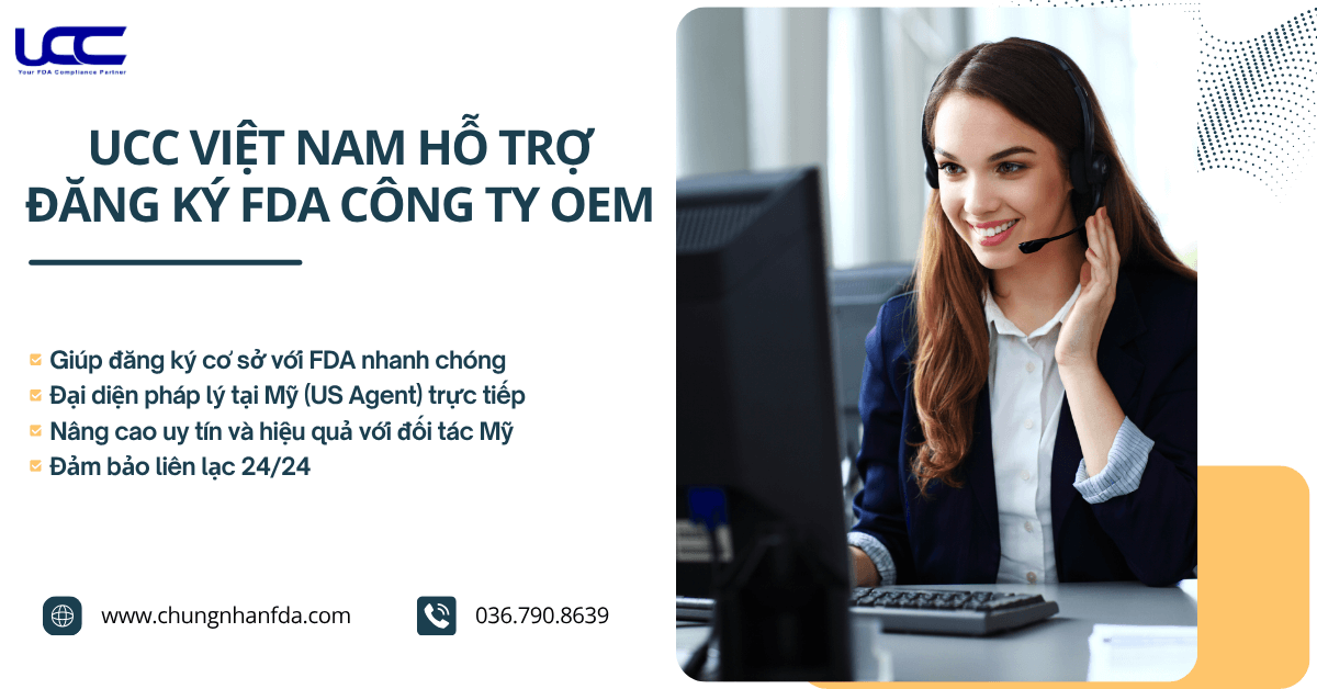 Đăng ký cơ sở cho công ty OEM với dịch vụ chuyên nghiệp tại UCC Việt Nam