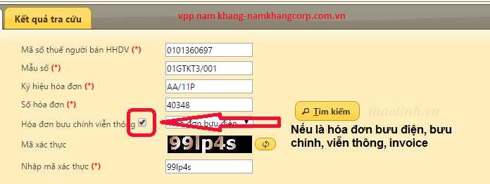 tra cứu hóa đơn hợp lệ