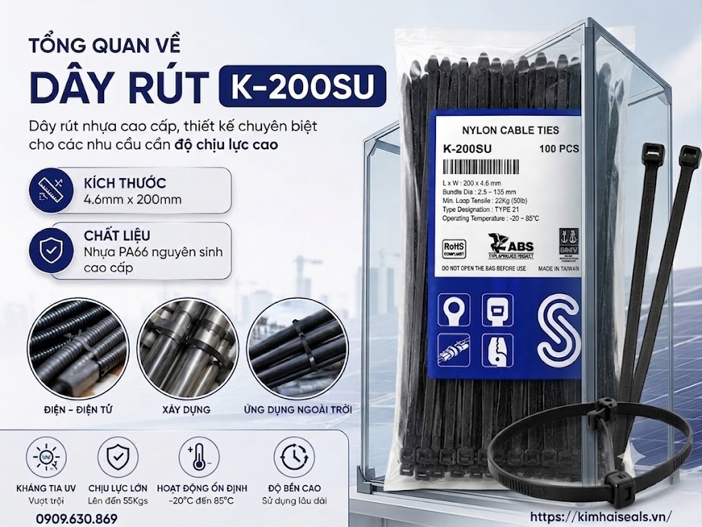 Tổng quan về dây rút K-200SU