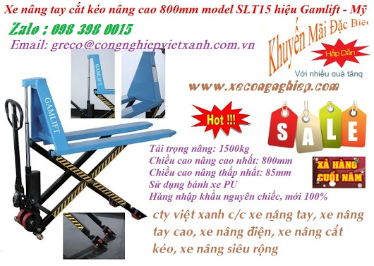 Xe nâng tay Việt Xanh