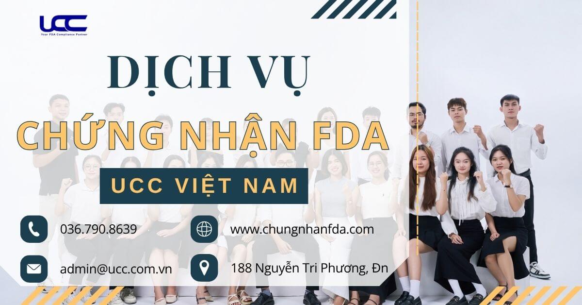 Dịch vụ đăng ký chứng nhận FDA tại UCC Việt Nam