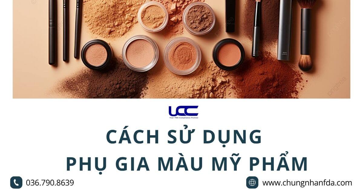 Cách sử dụng chất tạo màu mỹ phẩm