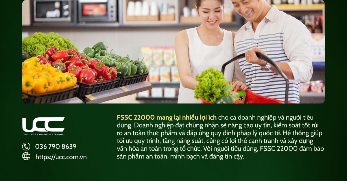 Lợi ích của FSSC 22000 mang lại cho doanh nghiệp