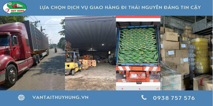 Các tuyến vận chuyển chính của dịch vụ giao hàng đi Thái Nguyên của VẬN TẢI THỦY HÙNG
