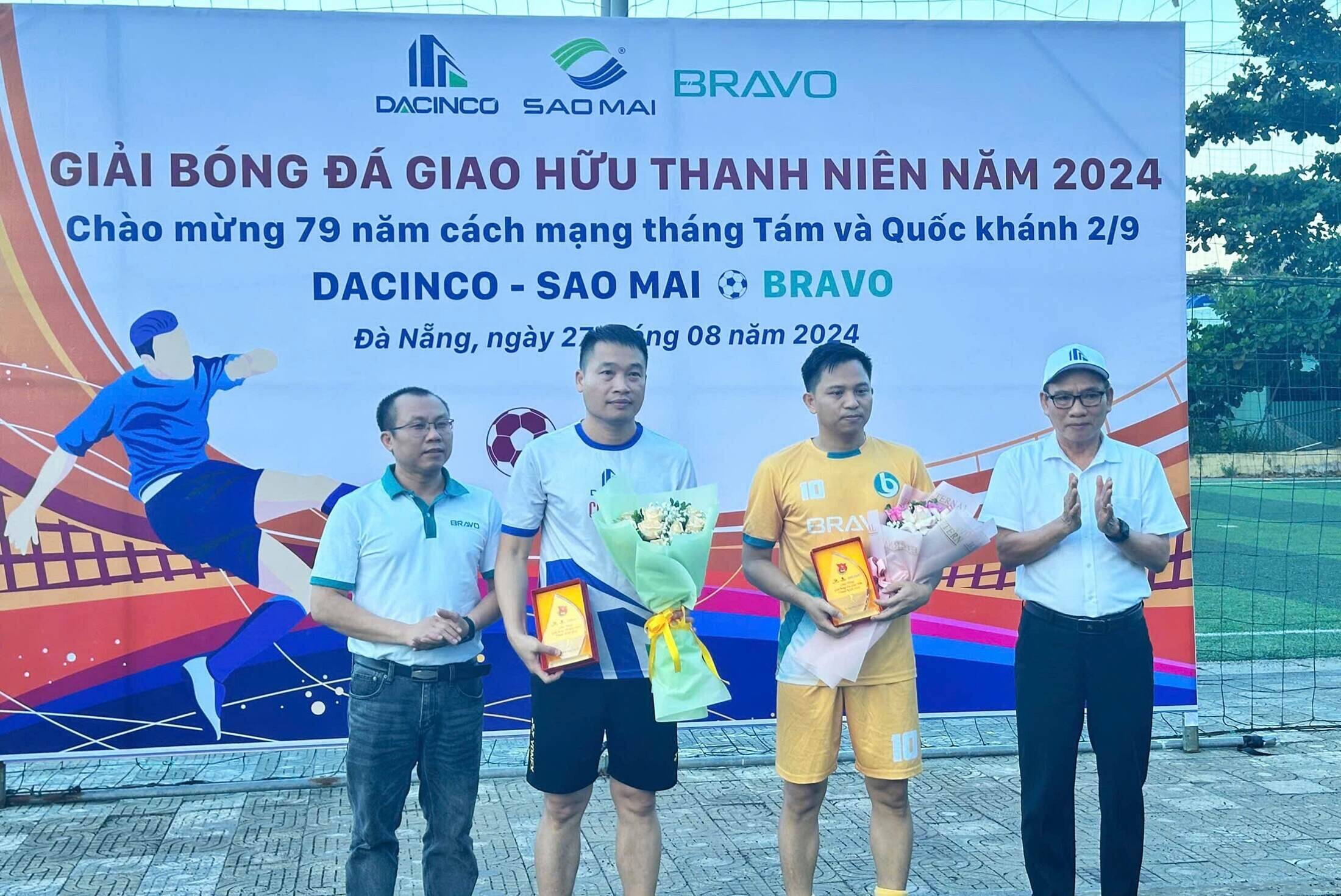 Giao lưu bóng đá DACINCO, Sao Mai và BRAVO
