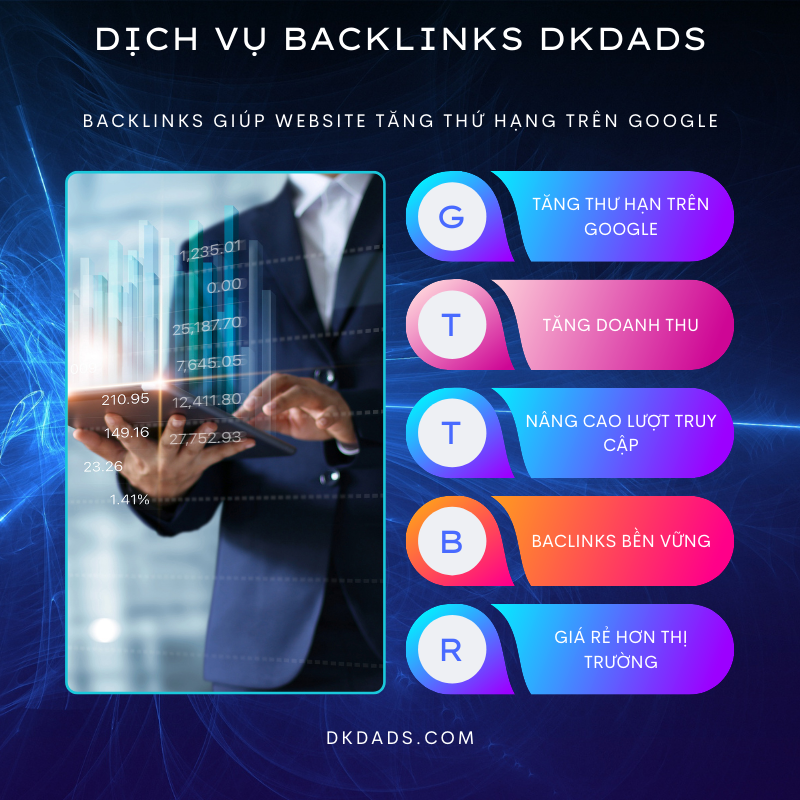 Dịch vụ backlinks tại DKDADS