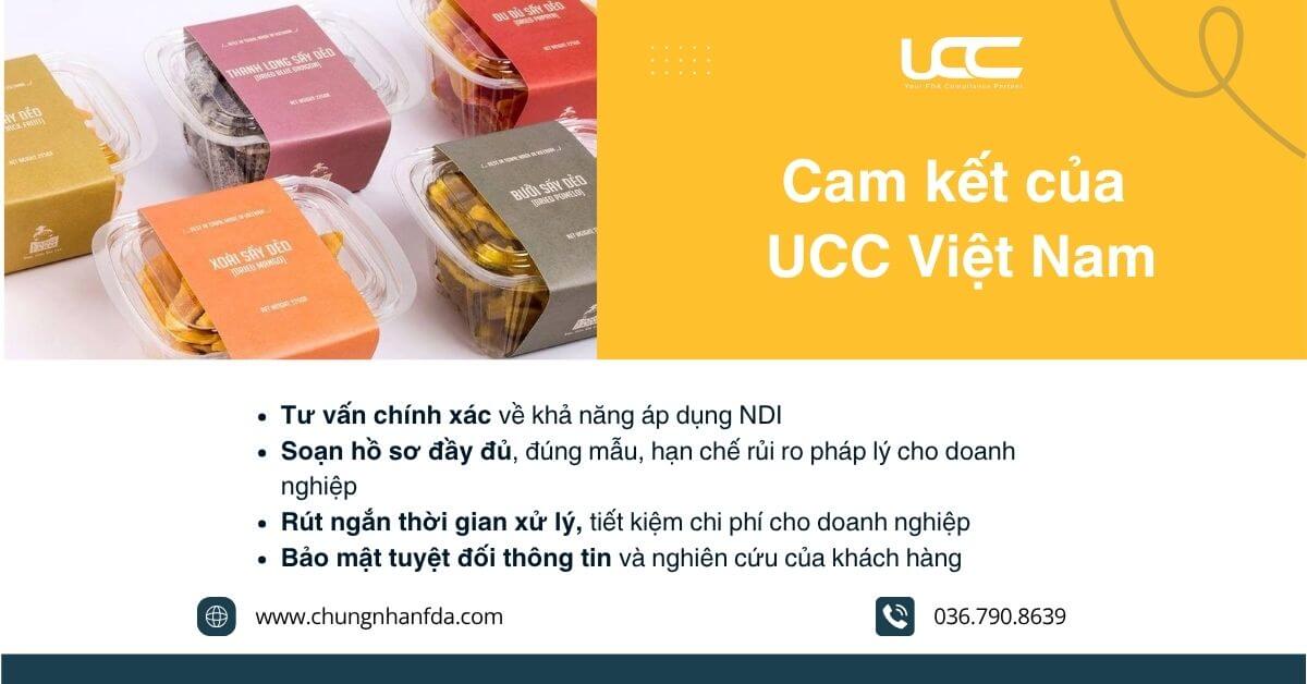 Cam kết từ UCC Việt Nam