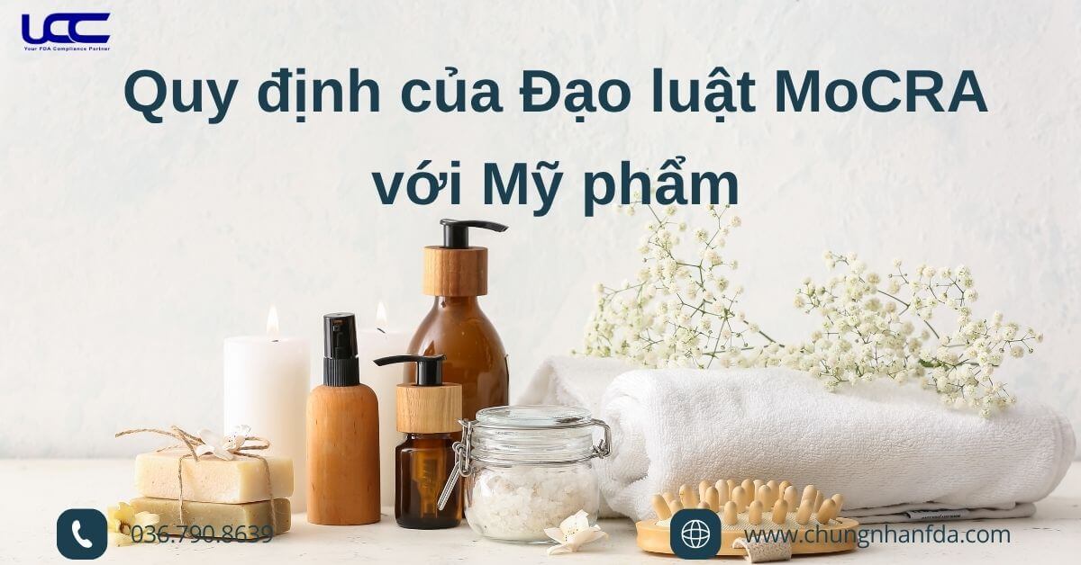 Quy định của Đạo luật MoCRA với Mỹ phẩm