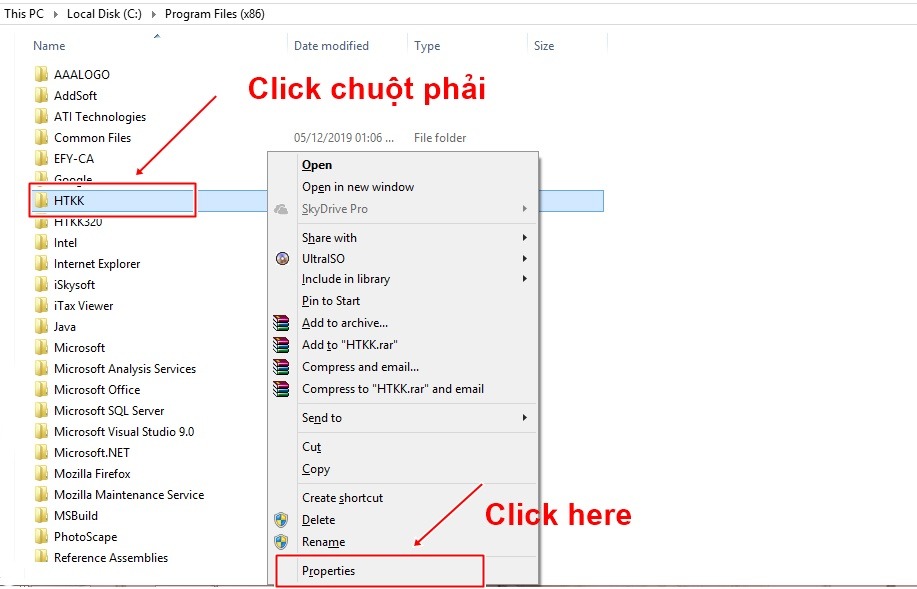 Sửa lỗi phần mềm HTKK tự thoát ra ngoài