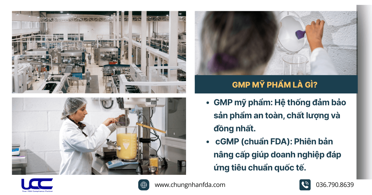 GMP mỹ phẩm và cGMP theo FDA giúp doanh nghiệp đảm bảo chất lượng, an toàn, nâng cao uy tín và khả năng xuất khẩu.
