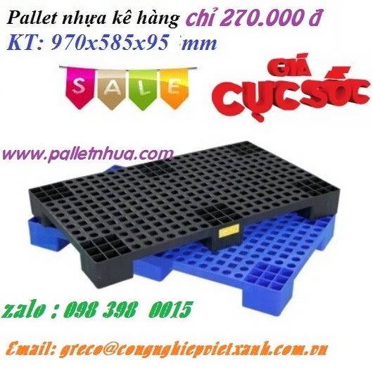 Pallet nhựa Việt Xanh