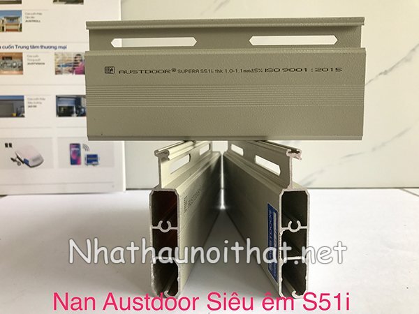 Mẫu nan cửa cuốn khe thoáng