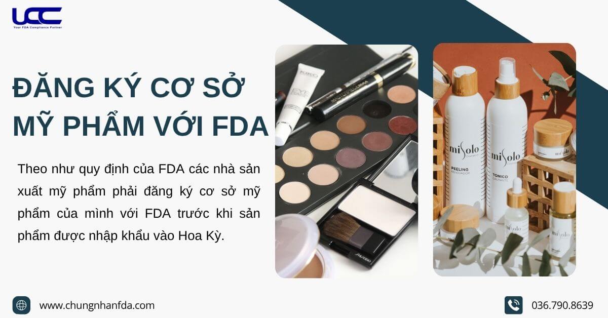 Đăng ký cơ sở mỹ phẩm với FDA