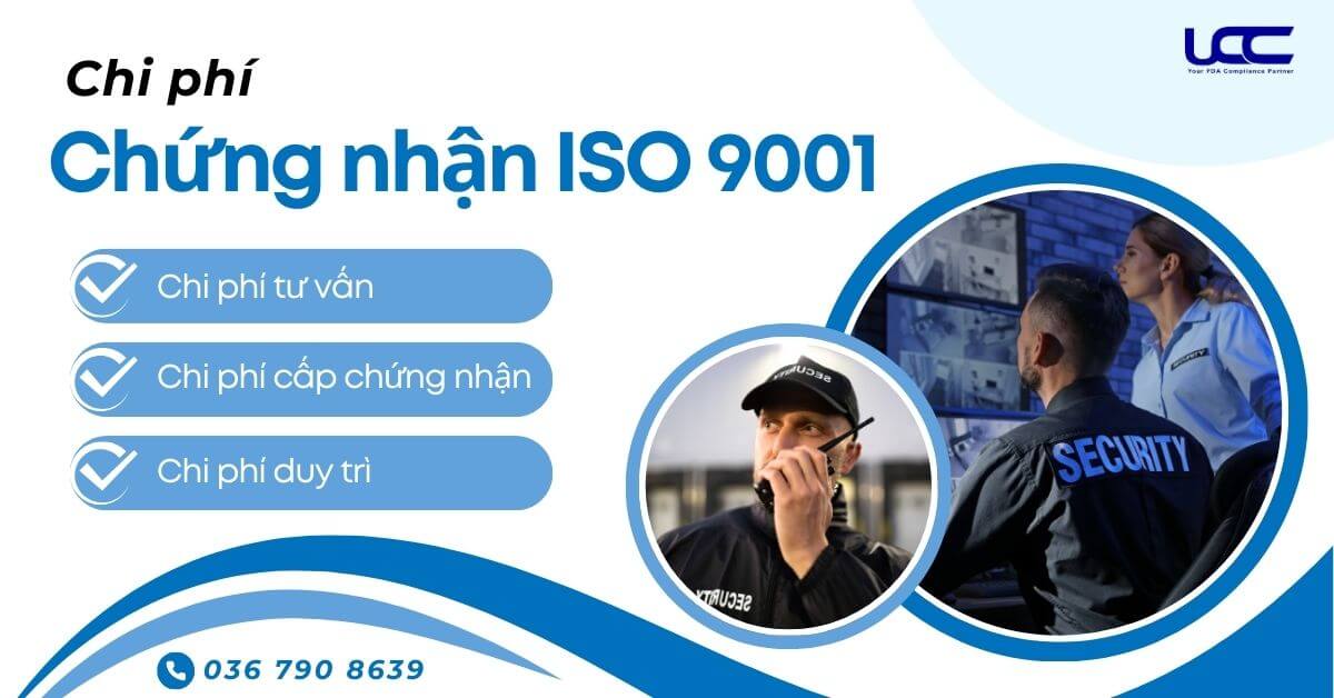 Chi phí đăng ký chứng chỉ ISO 9001
