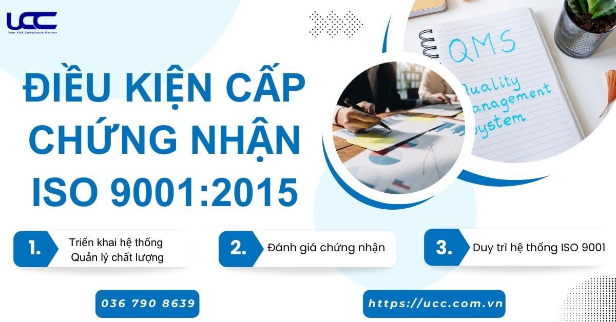 Điều kiện cấp chứng nhận ISO 9001:2015