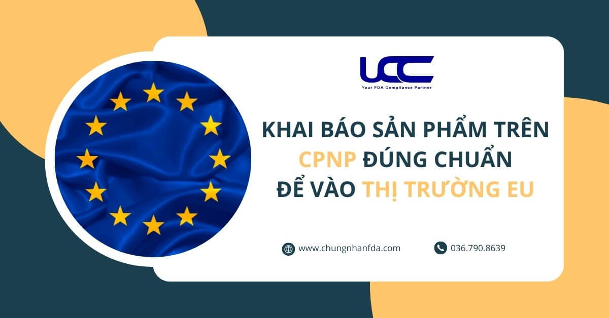 Khai báo sản phẩm trên CPNP đúng chuẩn 