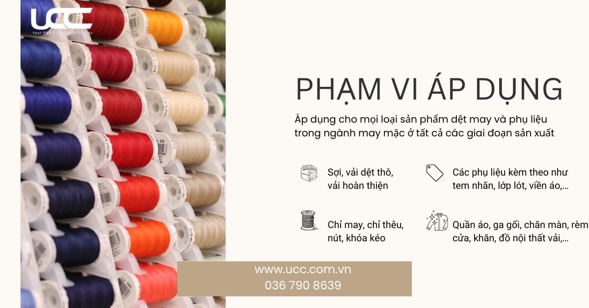 Phạm vi áp dụng xuyên suốt quá trình tạo ra thành phẩm