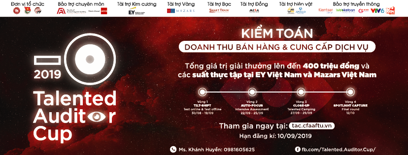 Kiểm toán viên tài năng 2019