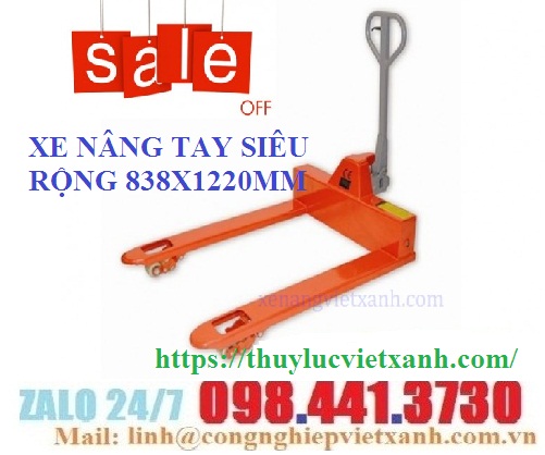 Xe nâng tay siêu rộng
