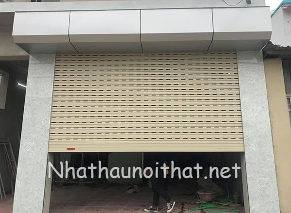 Mẫu cửa cuốn khe thoáng